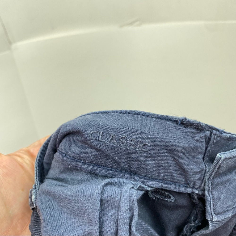 American Eagle Blue Navy Chino Classic Shorts 26 - Picture 2 of 8